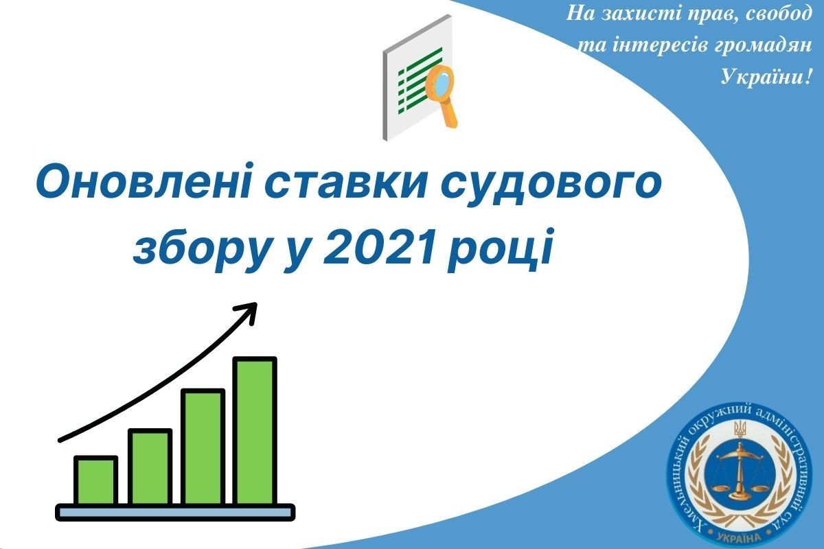 Оновлені ставки судового збору у 2021 році